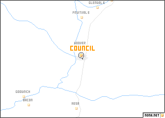 map of Council