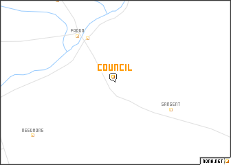 map of Council
