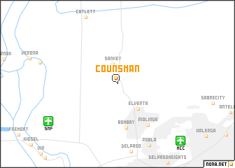 map of Counsman