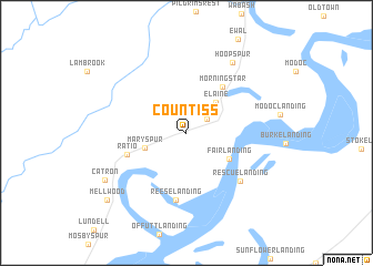 map of Countiss