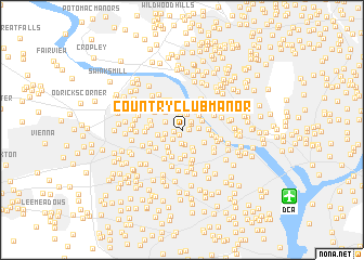 map of Country Club Manor