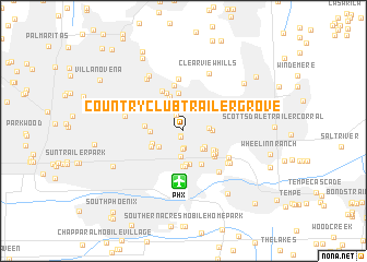 map of Country Club Trailer Grove