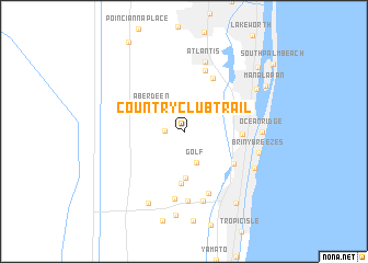 map of Country Club Trail