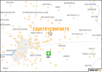 map of Country Comforts