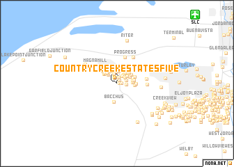 map of Country Creek Estates Five