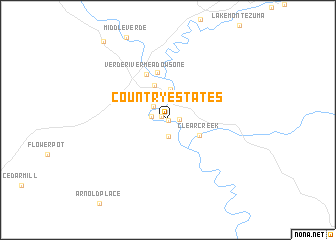 map of Country Estates