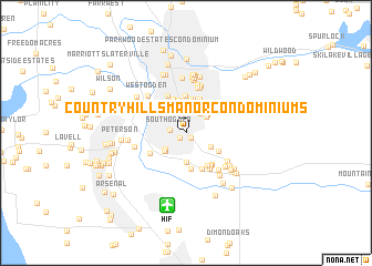 map of Country Hills Manor Condominiums