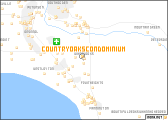 map of Country Oaks Condominium