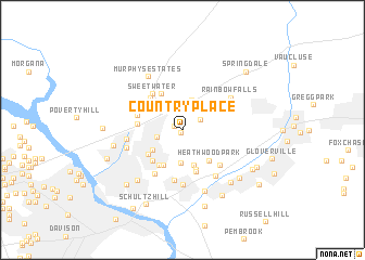 map of Country Place