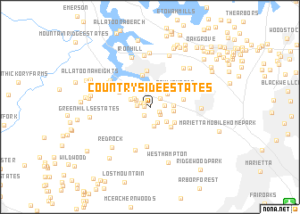 map of Countryside Estates