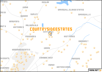 map of Countryside Estates