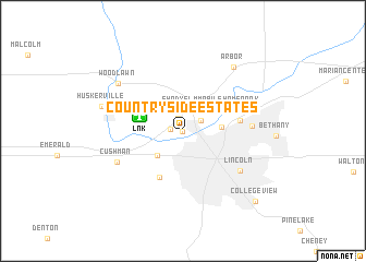 map of Countryside Estates