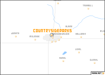 map of Countryside Parks