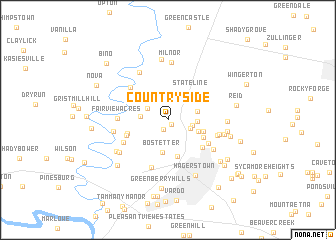 map of Countryside