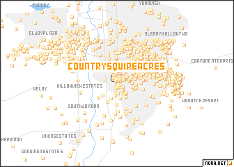 map of Country Squire Acres