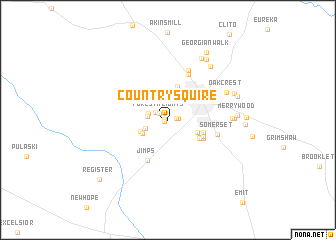 map of Country Squire