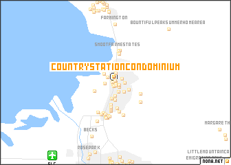 map of Country Station Condominium