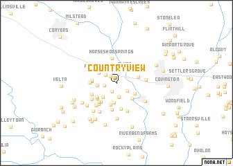 map of Country View