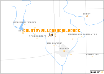 map of Country Village Mobile Park