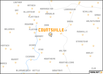 map of Countsville