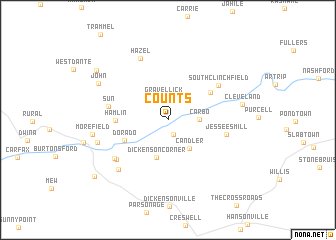 map of Counts