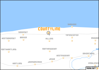 map of County Line