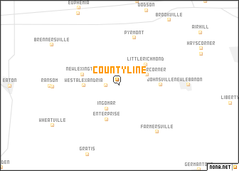 map of County Line