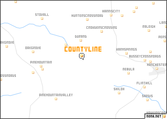 map of County Line