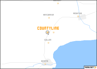 map of County Line