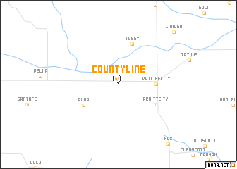 map of Countyline