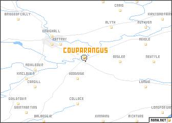 map of Coupar Angus