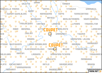 map of Coupet