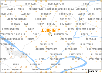 map of Coupigny