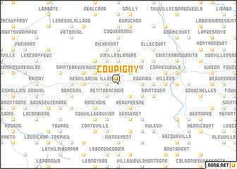 map of Coupigny