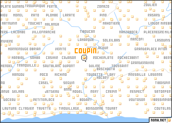 map of Coupin