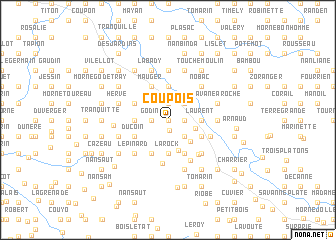 map of Coupois