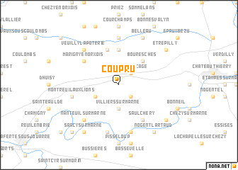 map of Coupru