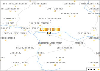 map of Couptrain