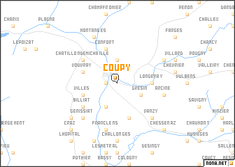 map of Coupy