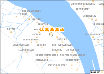 map of Couquèques