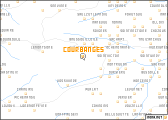 map of Courbanges