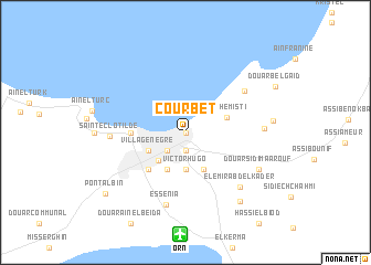 map of Courbet