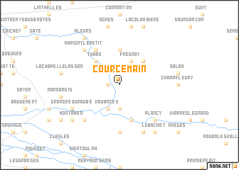 map of Courcemain