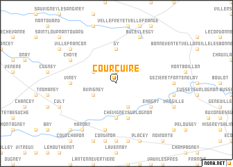 map of Courcuire