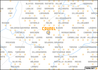 map of Courel