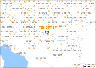 map of Courette