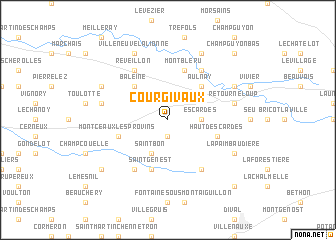 map of Courgivaux