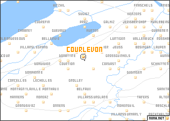 map of Courlevon