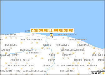 map of Courseulles-sur-Mer