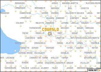 map of Courslo
